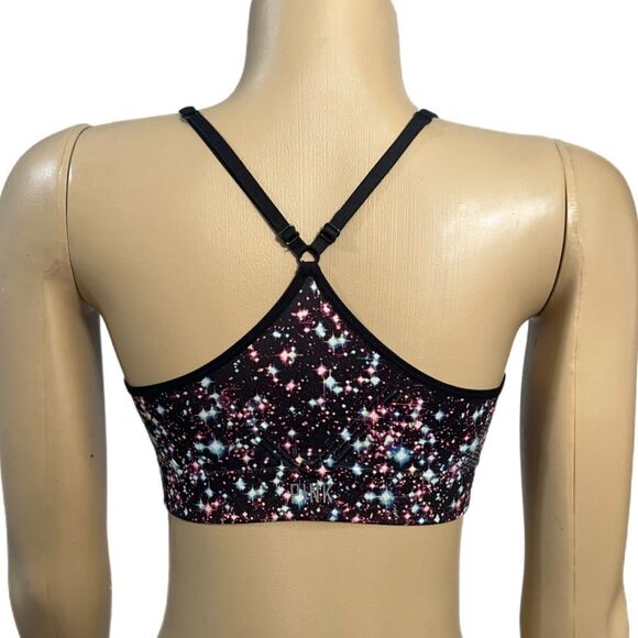 Victorias Secret Pink Racerback YOGA Lounge Unlined bra multicolor M 34C 34D 36B - Picture 3 of 3